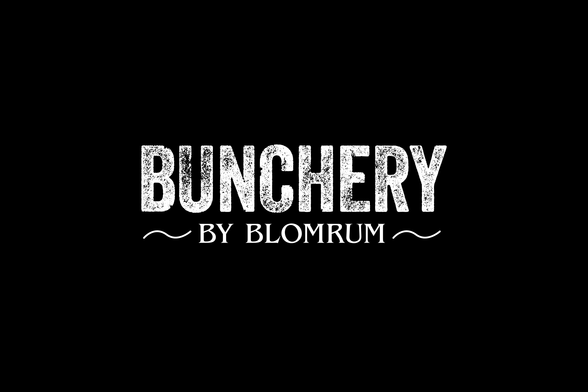 Logotyp Bunchery By Blomrum